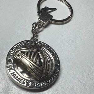 Guinness Extra Stout St. James Gate Dublin Harp Keychain